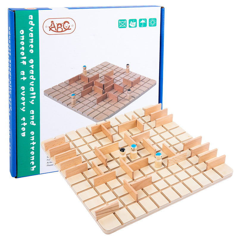 Chess-Person Battle Maze Board Game