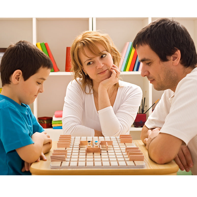 Chess-Person Battle Maze Board Game