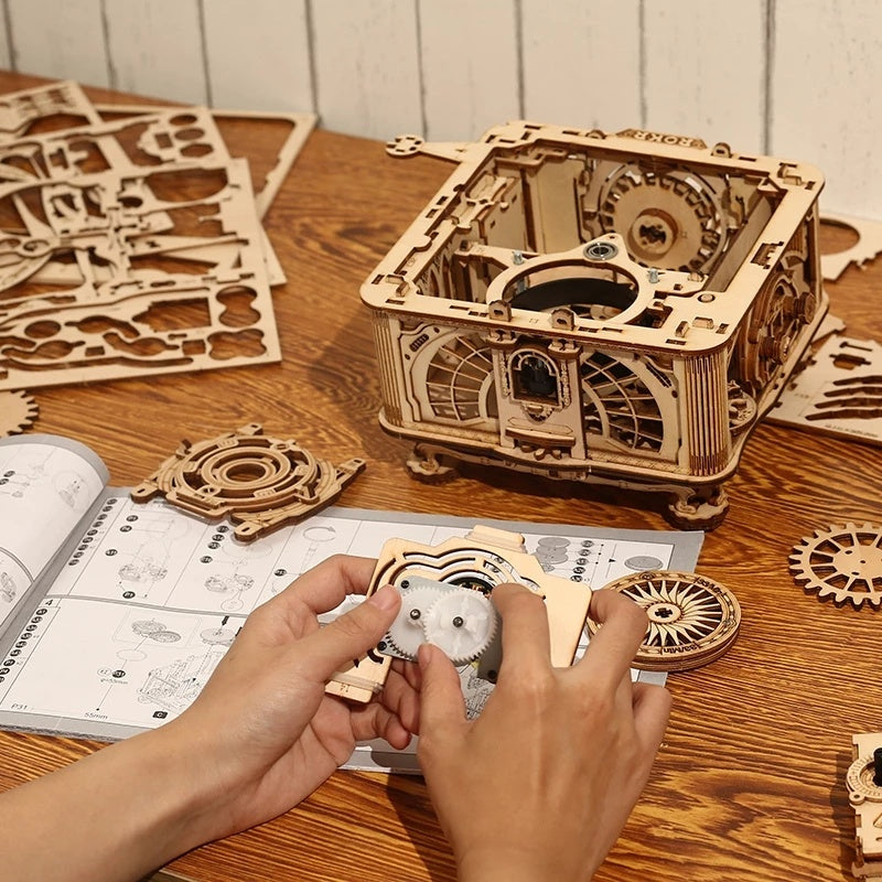 Classical Gramophone 3D Wooden Puzzle
