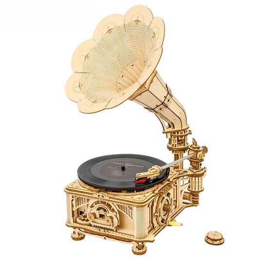 Classical Gramophone 3D Wooden Puzzle