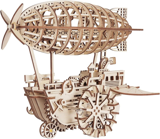 Steampunk Airship 3D Wooden Puzzle