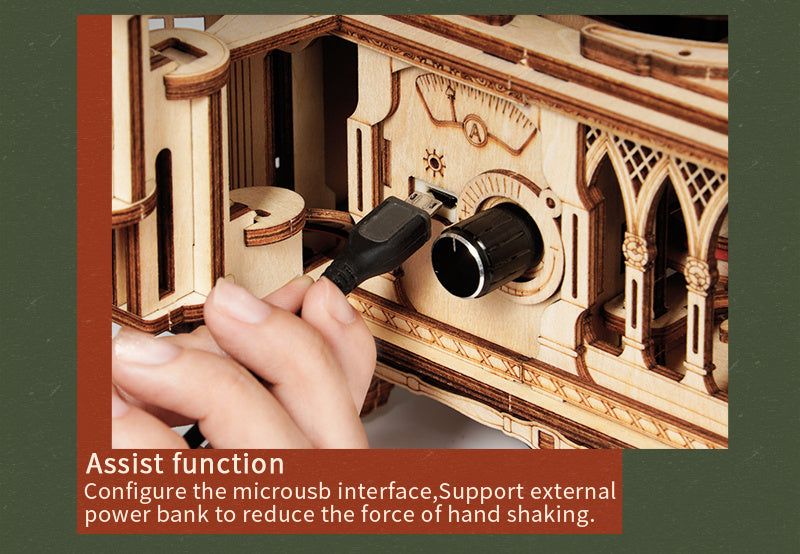 Classical Gramophone 3D Wooden Puzzle