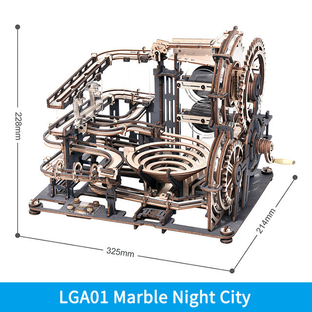 Marble Night City 3D Wooden Puzzle
