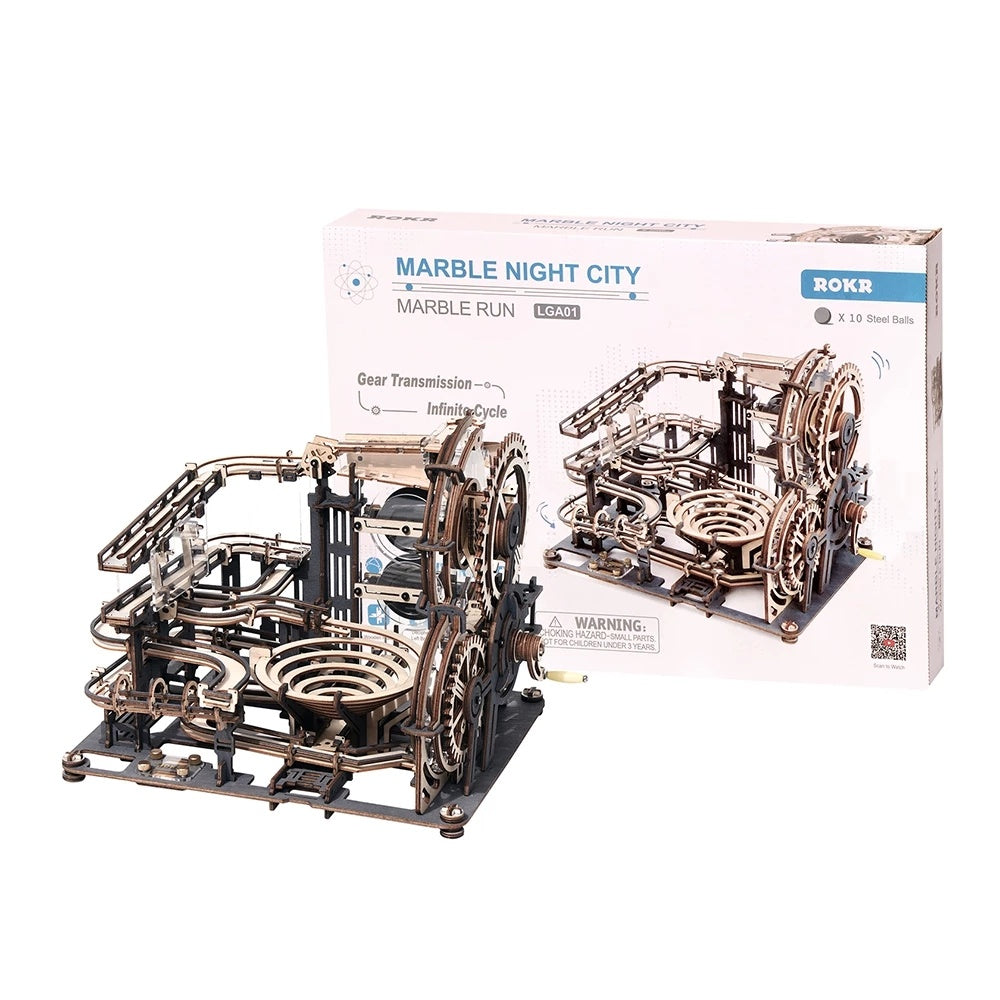 Marble Night City 3D Wooden Puzzle