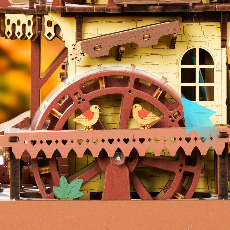 Wooden Cuckoo Clock With Bird Sound  3D Wooden Puzzle